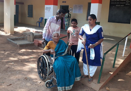 Senior voter.